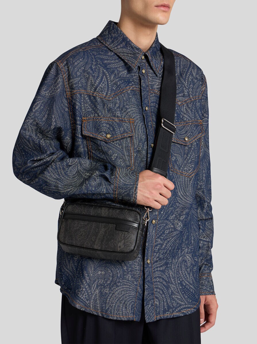 ショルダーストラップ＆ペイズリーモチーフ ミニカメラケース | エトロ