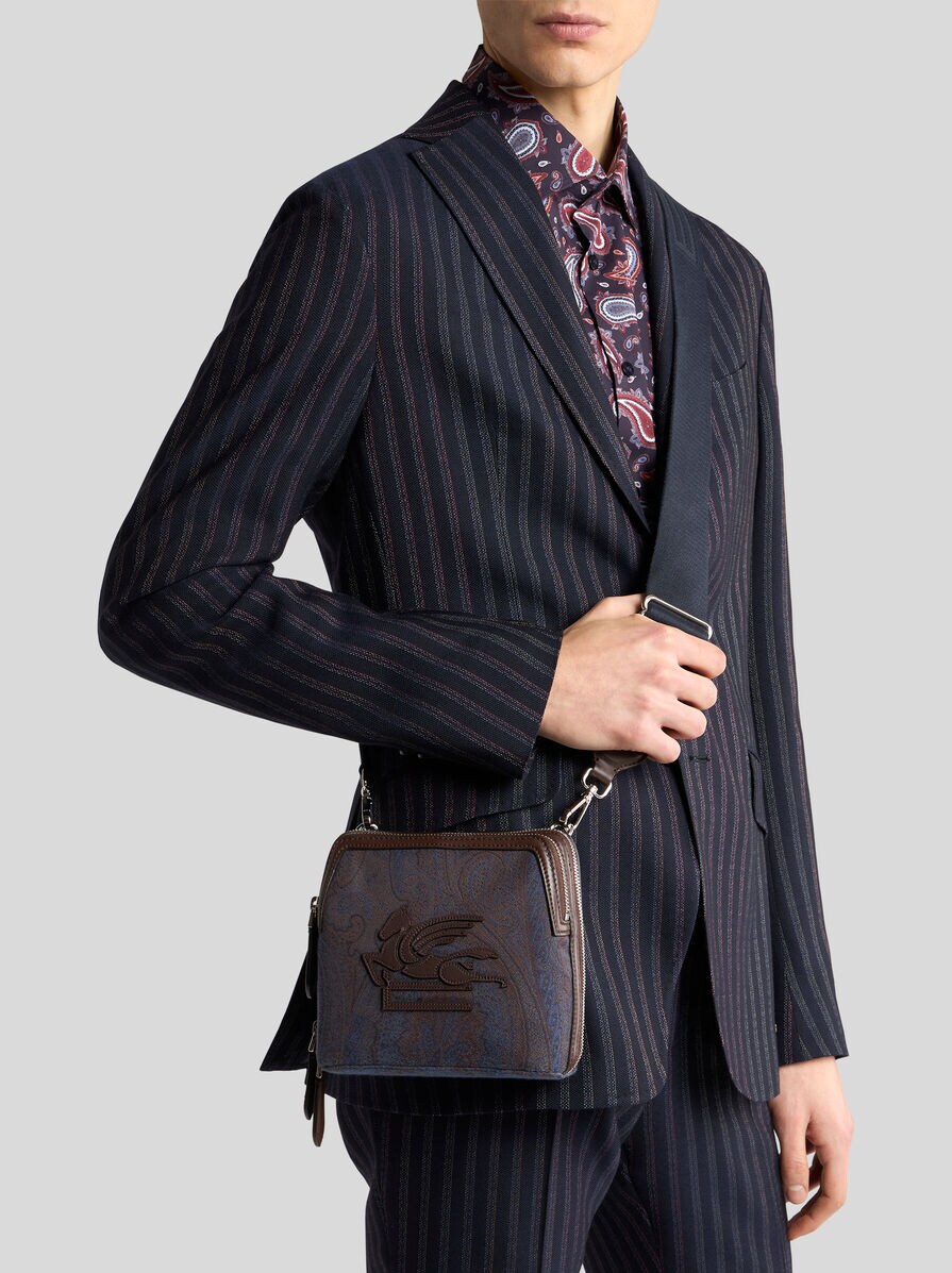 ETRO ESSENTIAL JACQUARD CROSSBODY BAG