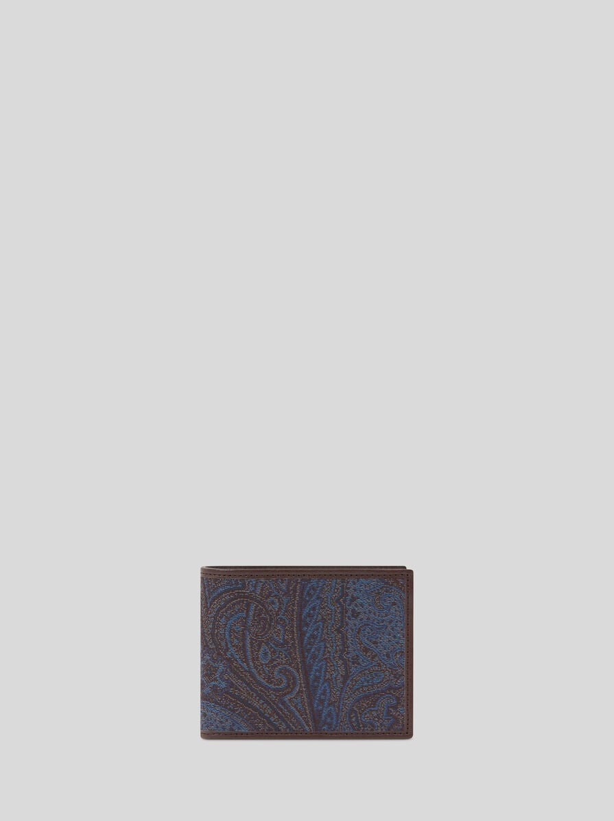 【ETRO】ペイズリー ジャカード ウォレット ETRO】 ペイズリー ジャカード フォールドオーバー ウォレット