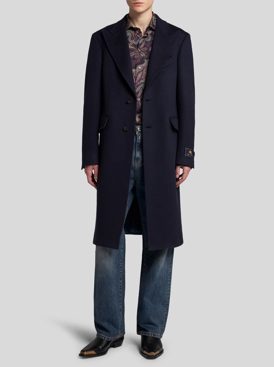 T*J様 ETRO エトロ　コート　イタリア製　ブルー ETRO ペイズリー コート | ブルー | FARFETCH JP