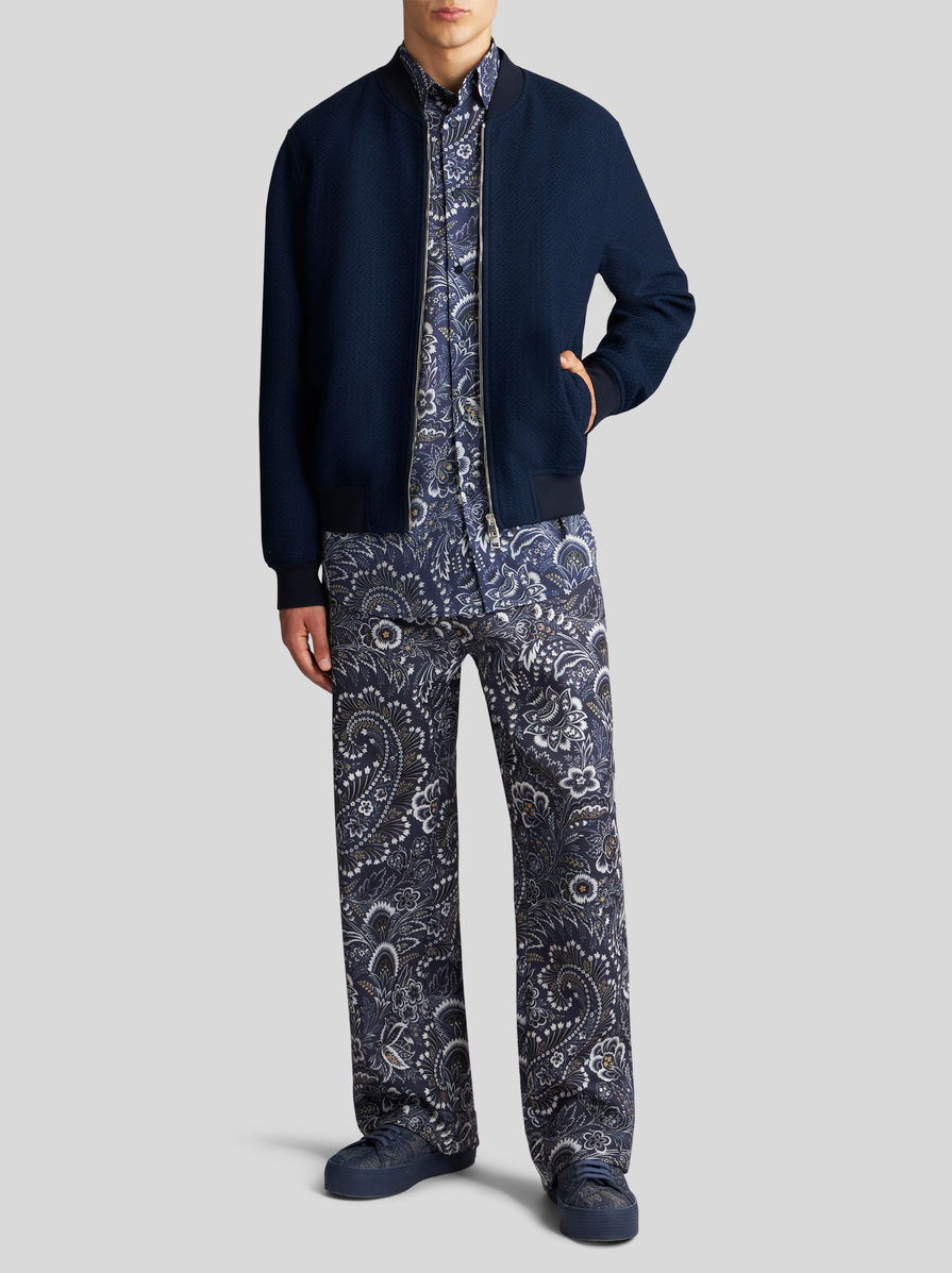COTTON BOMBER JACKET | Coats and Outerwear | ETRO