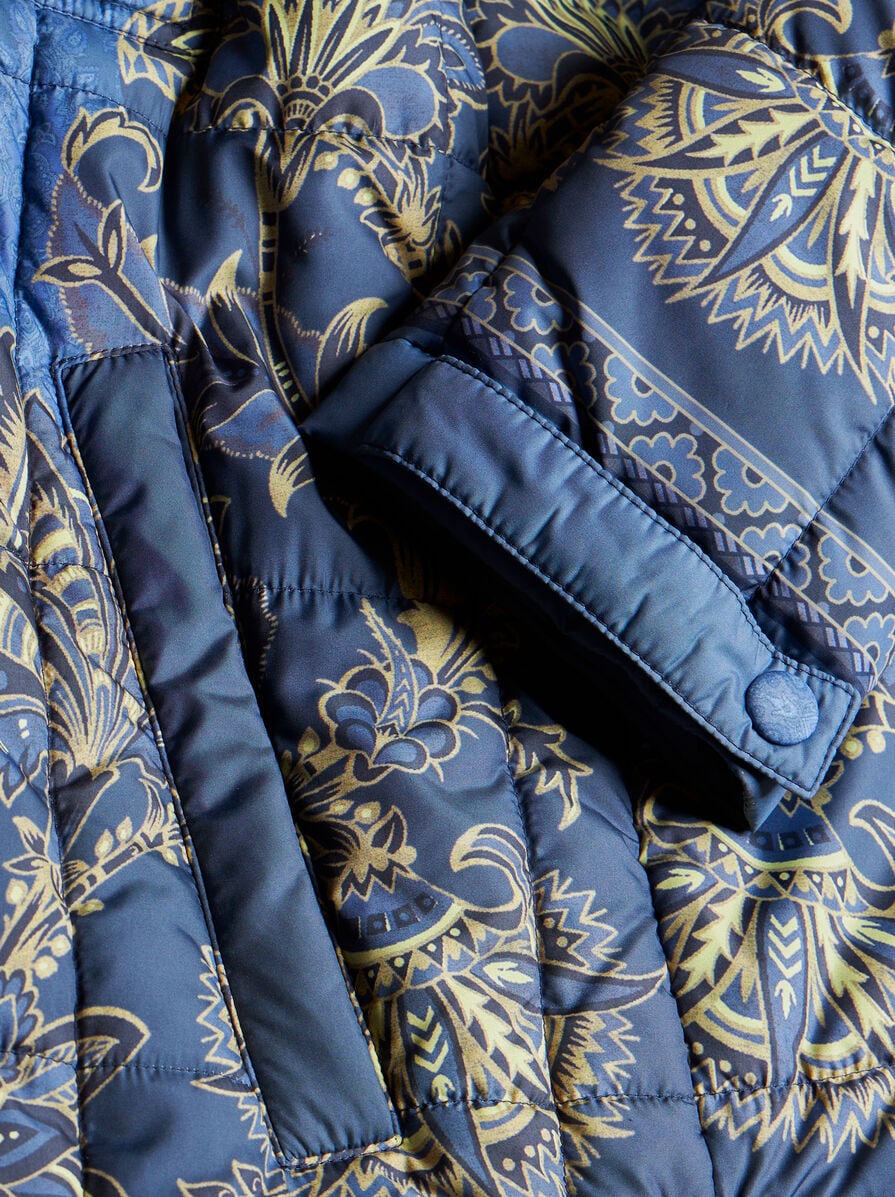 【★完売必至★】ETRO ☆ キルティングシャツジャケット コットンブレンド ジャカード ジャケット | エトロ
