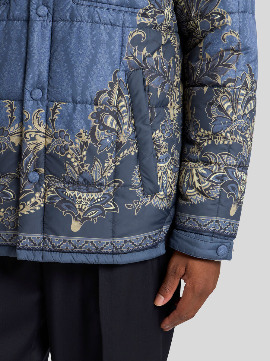 【★完売必至★】ETRO ☆ キルティングシャツジャケット エンジニアードプリント キルティング オーバーシャツ | エトロ
