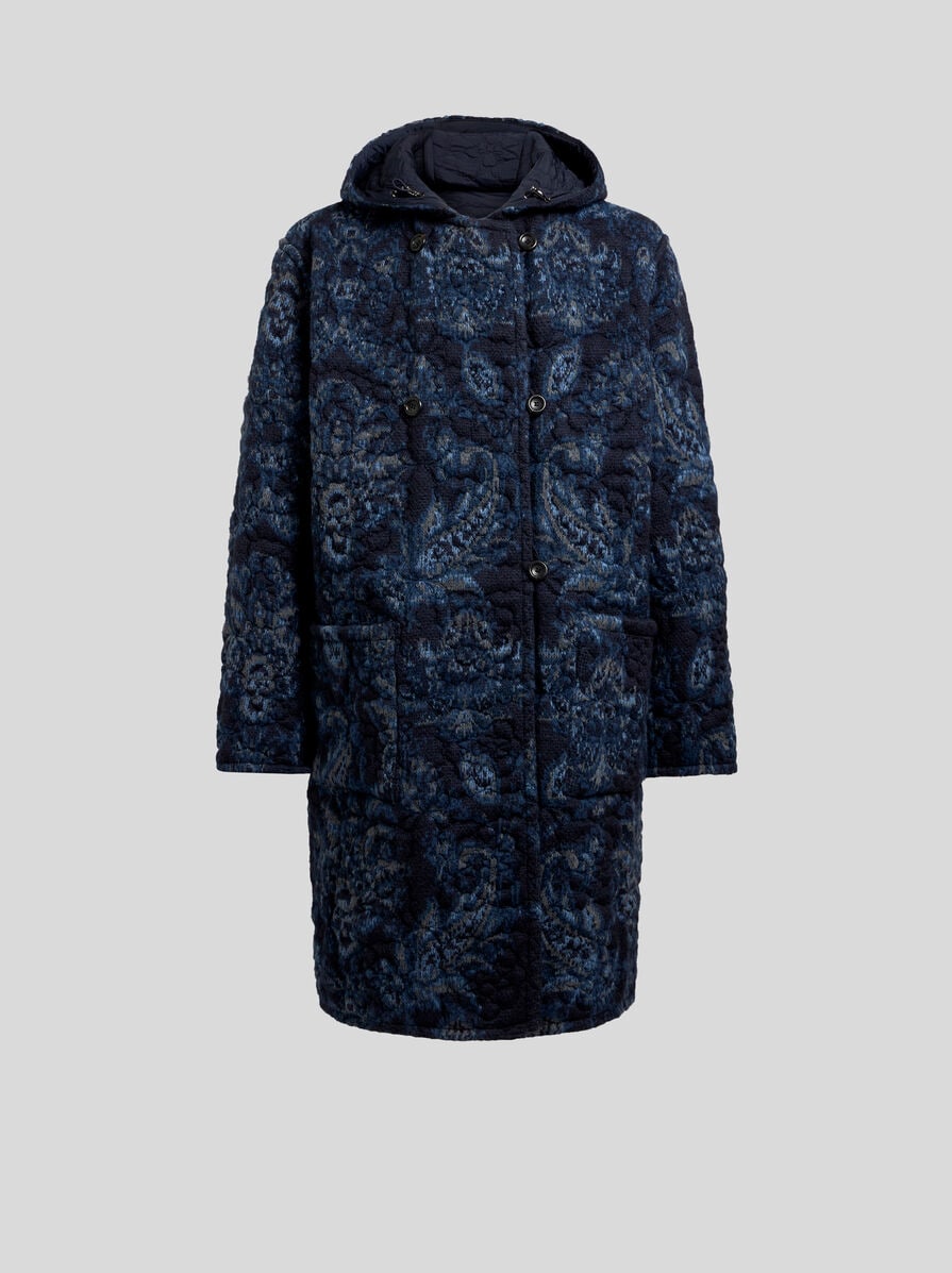 エトロ　リバーシブル　コート ETRO リバーシブル コート | ブルー | FARFETCH JP