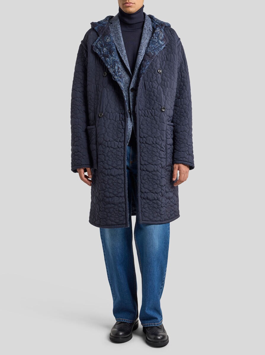 エトロ　リバーシブル　コート リバーシブル パッド入りコート | エトロ