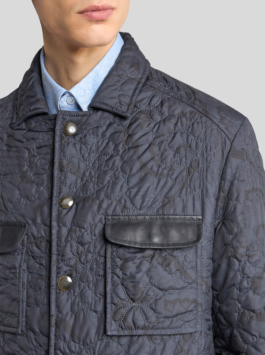 QUILTED JACKET WITH POCKETS | Coats and Outerwear | ETRO