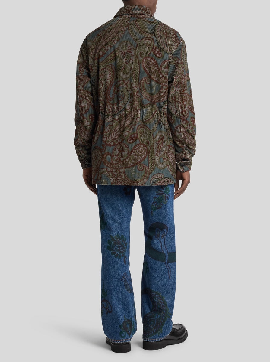 ⭐︎エトロ⭐︎ロングジャケット⭐︎ ペイズリープリント ベルベット ジャケット | エトロ