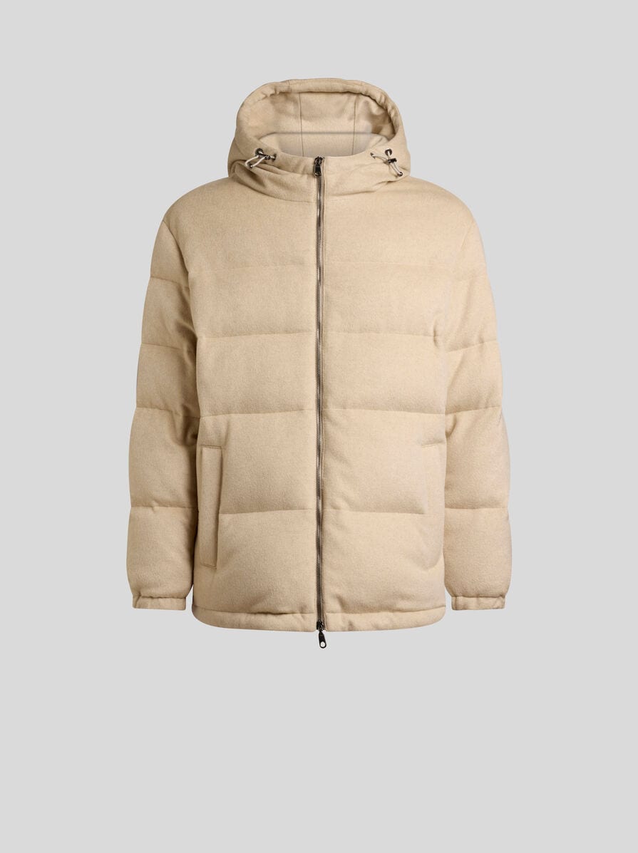 カシミア フード ダウンジャケット | エトロ