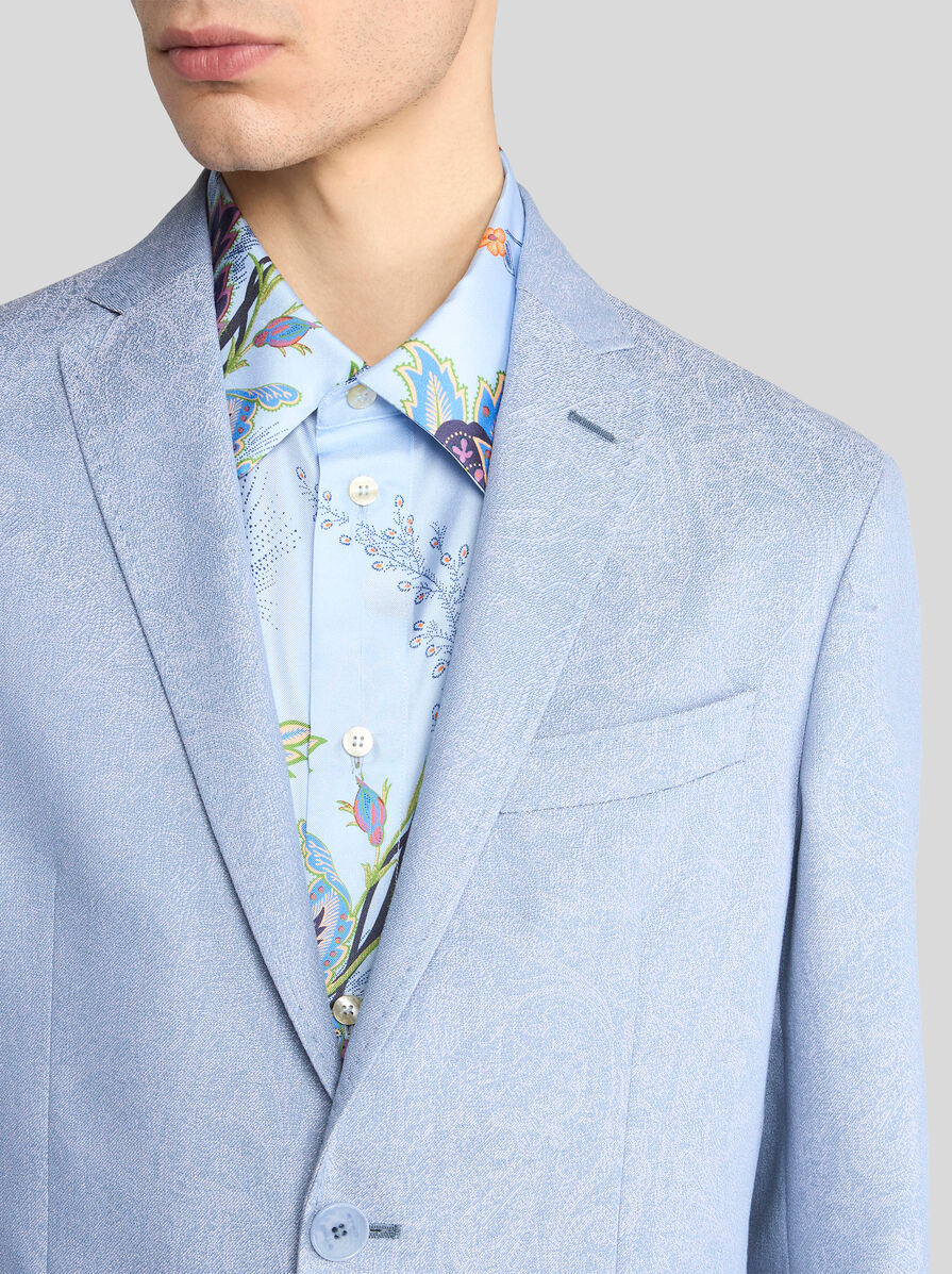 【Etro】ペイズリージャカードコットンブレザー ペイズリー コットン ジャカード ブレザー | エトロ