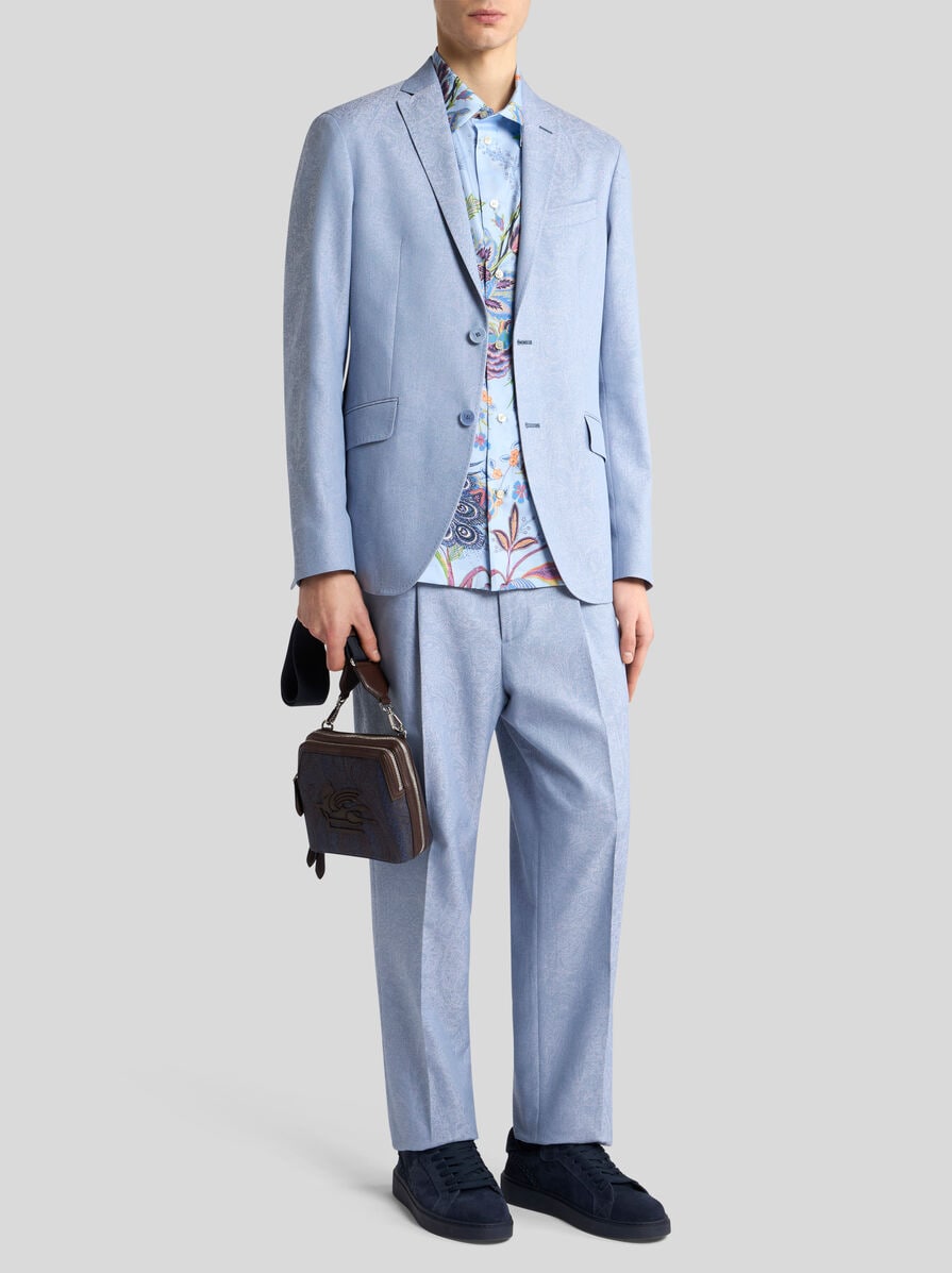 【Etro】ペイズリージャカードコットンブレザー ETRO ペイズリージャカード コットン混 ブレザー | ミスターポーター