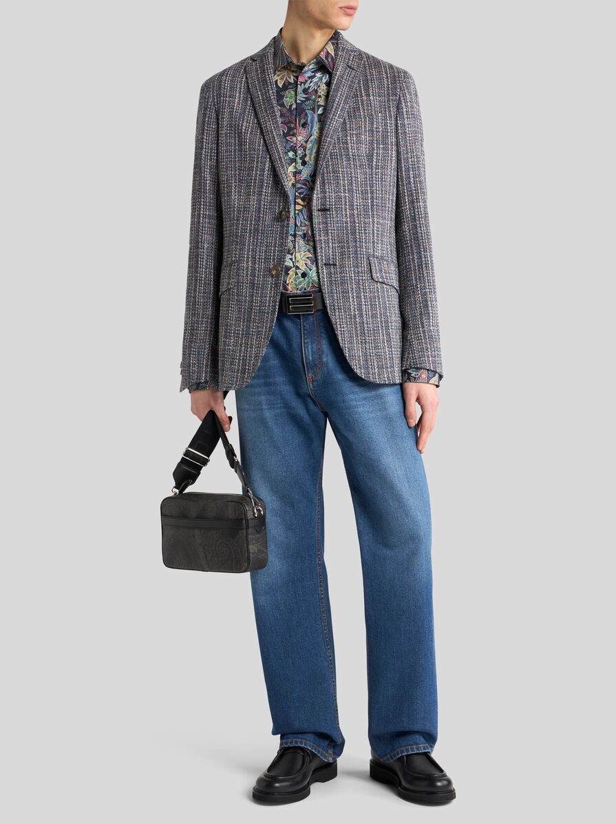 ETRO シングルブレストコート シングルブレスト コットン ブレザー | エトロ