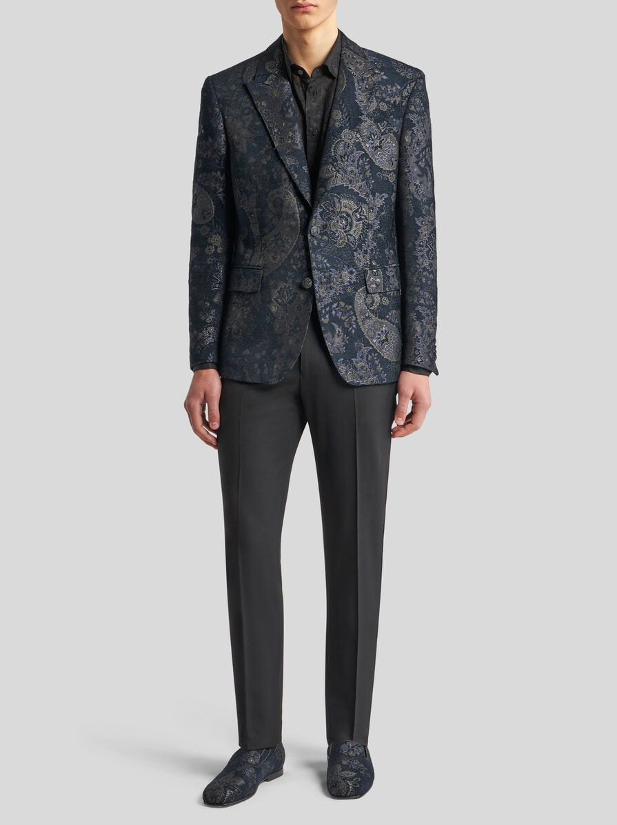 【Etro】ペイズリージャカードコットンブレザー ペイズリー コットン ジャカード ブレザー | エトロ