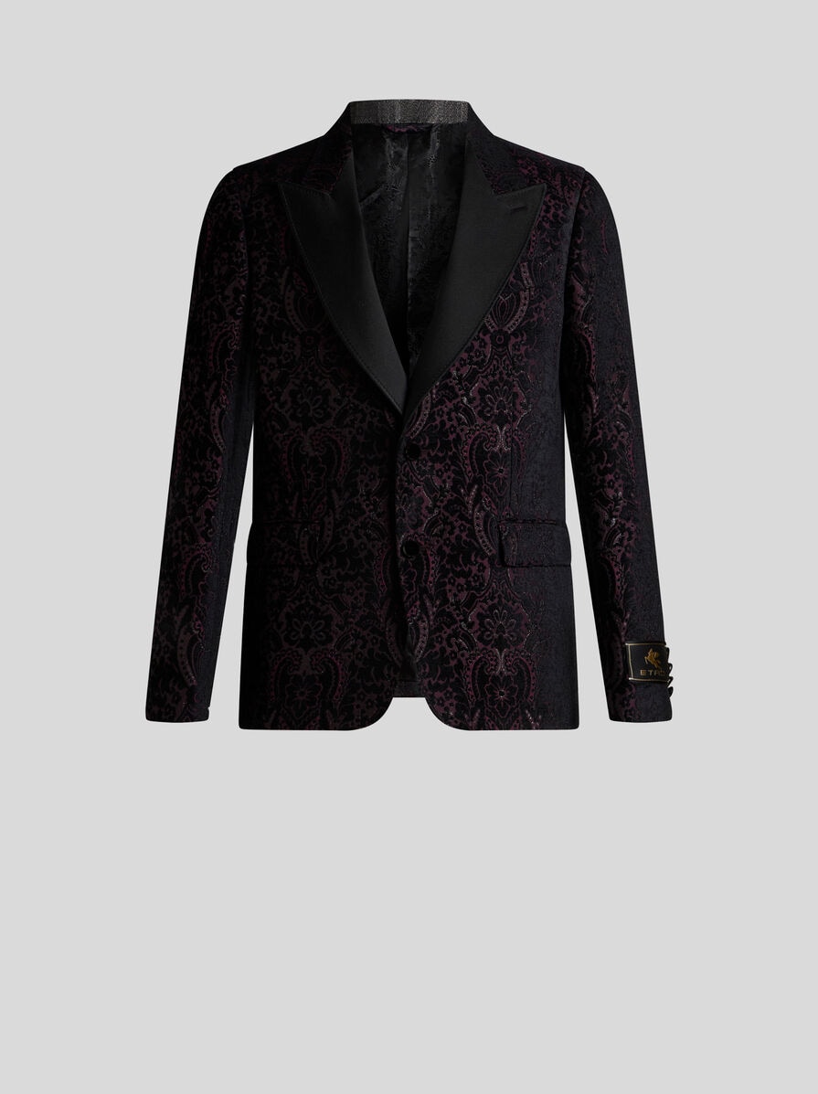 VELVET JACQUARD BLAZER | Jackets | ETRO