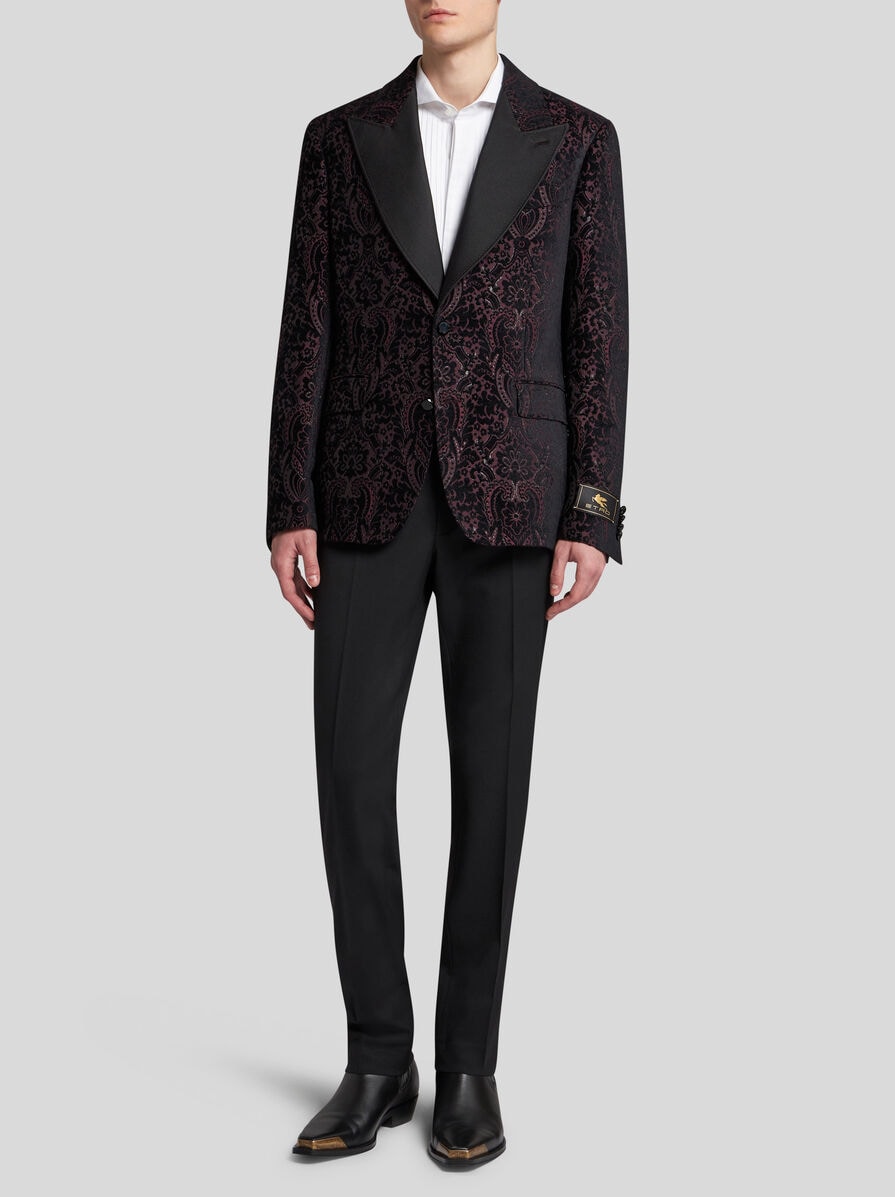 VELVET JACQUARD BLAZER | Jackets | ETRO