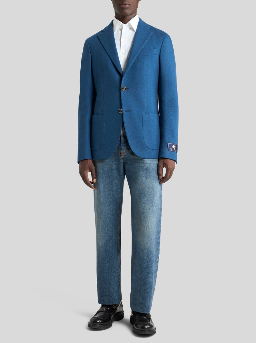 ジャケット ETRO 'Pegaso' single-breasted blazer Blue WRCA004399TTB54 ETRO paisley-print single-breasted Blazer | Blue | FARFETCH