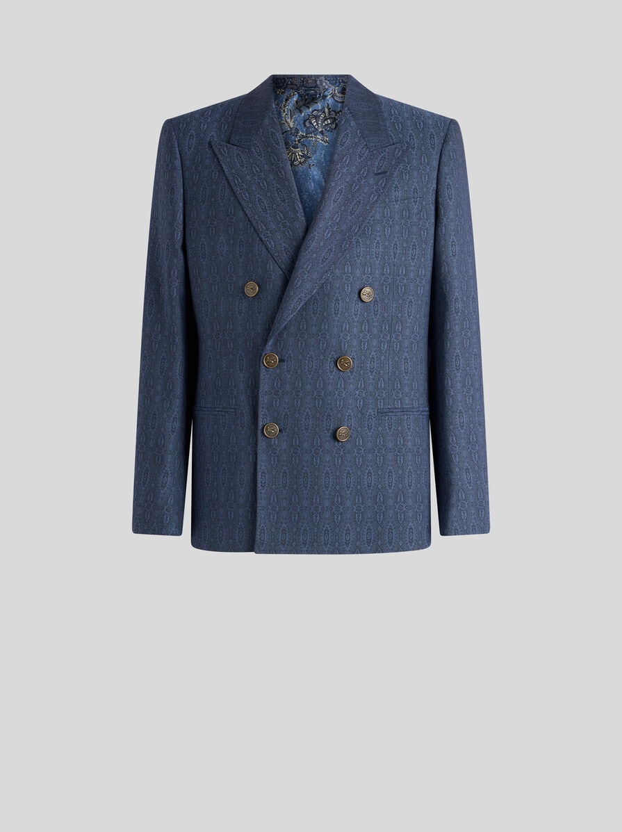 ジャケット ETRO Double-breasted blazer DUAL-MATERIAL DOUBLE-BREASTED BLAZER | Jackets | ETRO