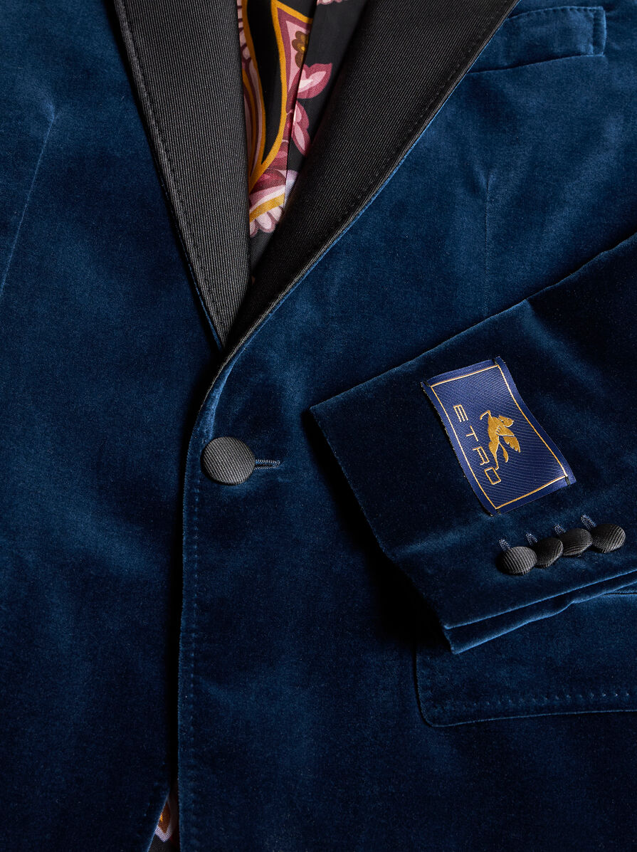 SINGLE-BREASTED BLAZER WITH CONTRASTING LINING | Jackets | ETRO