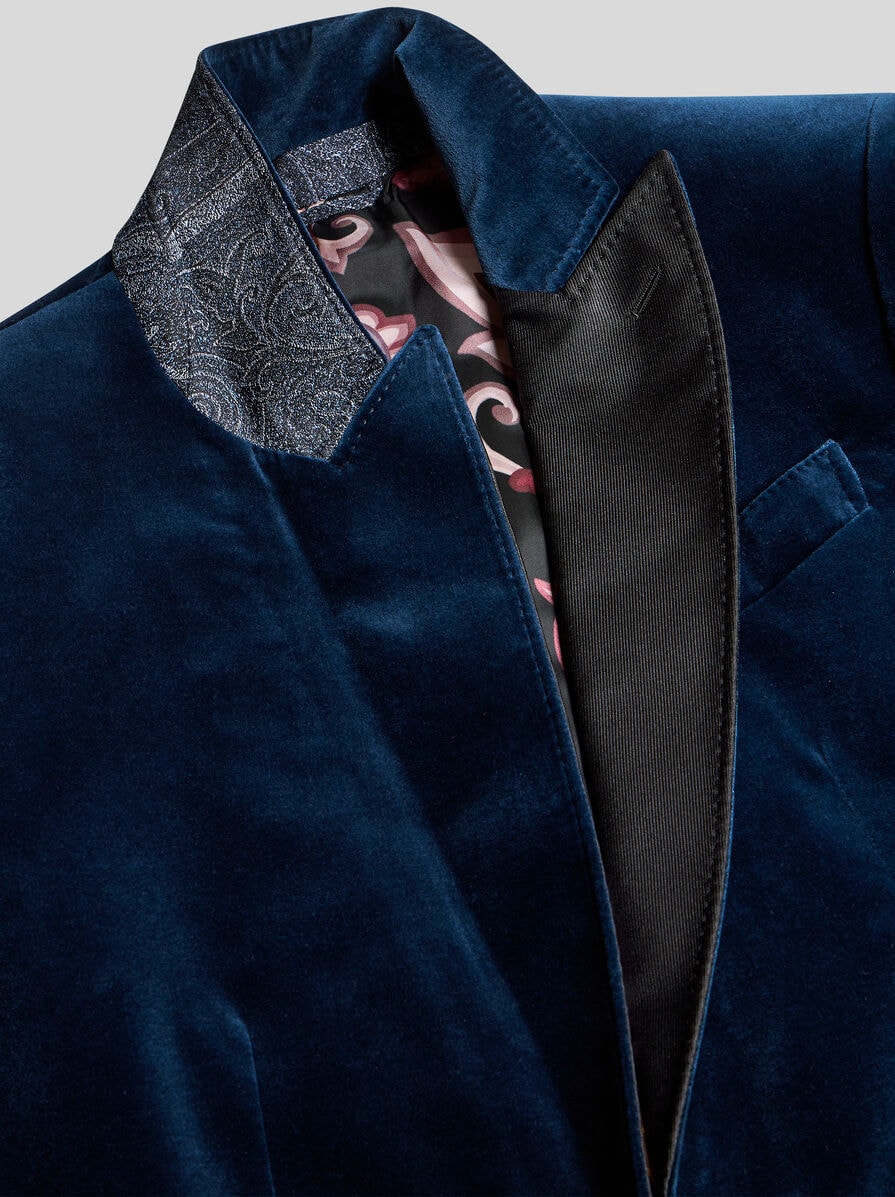 SINGLE-BREASTED BLAZER WITH CONTRASTING LINING | Jackets | ETRO