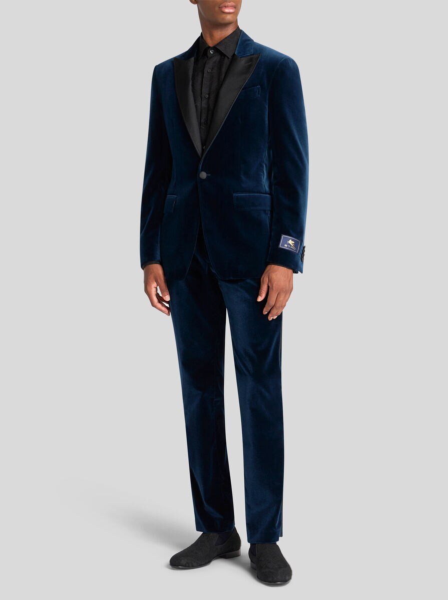 SINGLE-BREASTED BLAZER WITH CONTRASTING LINING | Jackets | ETRO