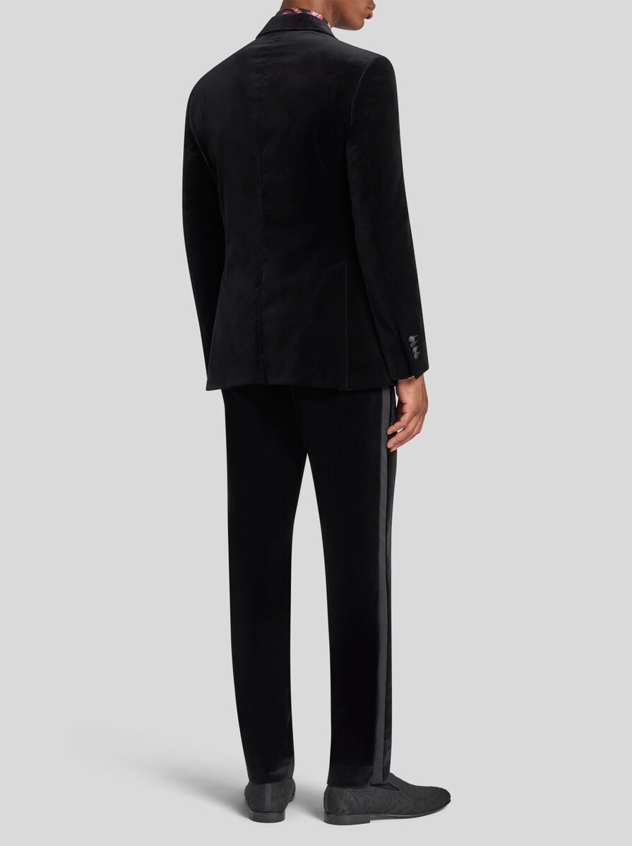 ジャケット ETRO Black Viscose Blend Blazer VELVET JACKET | Jackets | ETRO