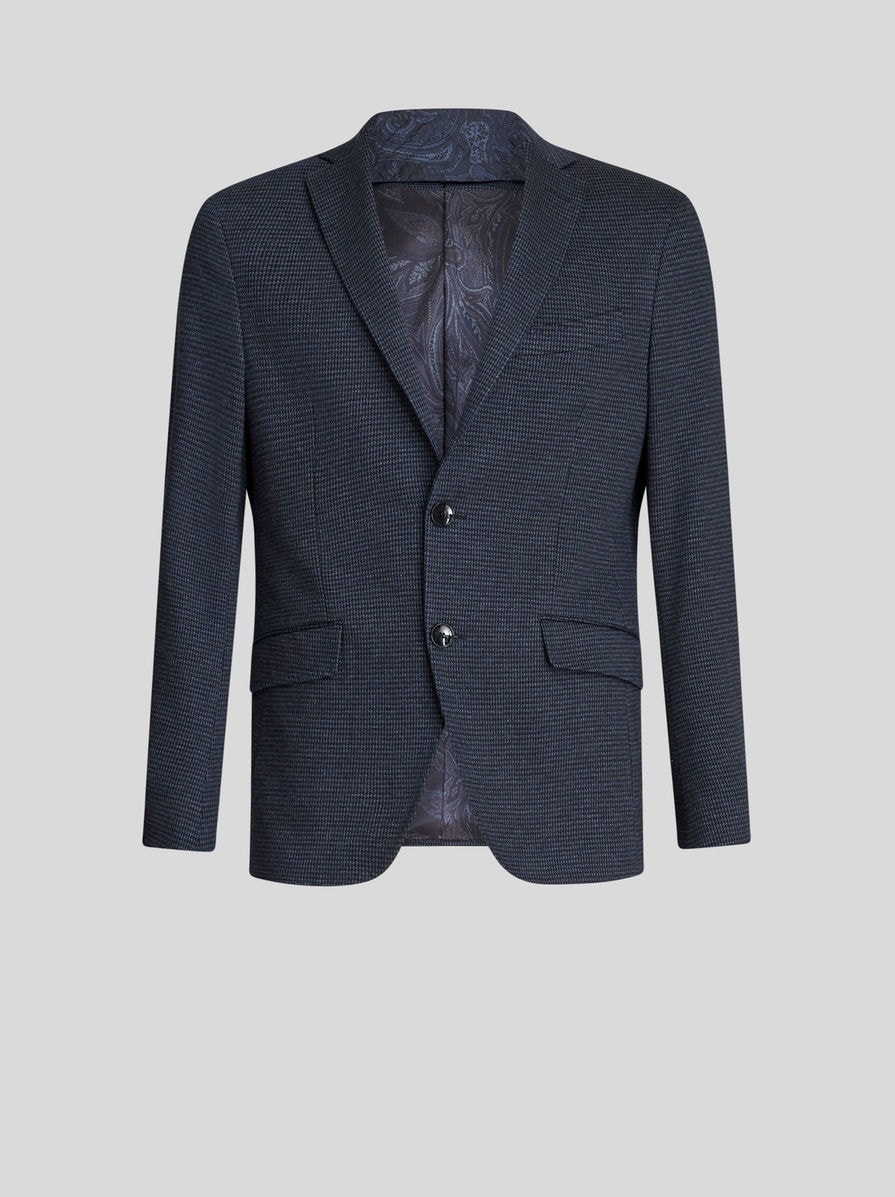 JACQUARD BLAZER WITH HOOD | Jackets | ETRO