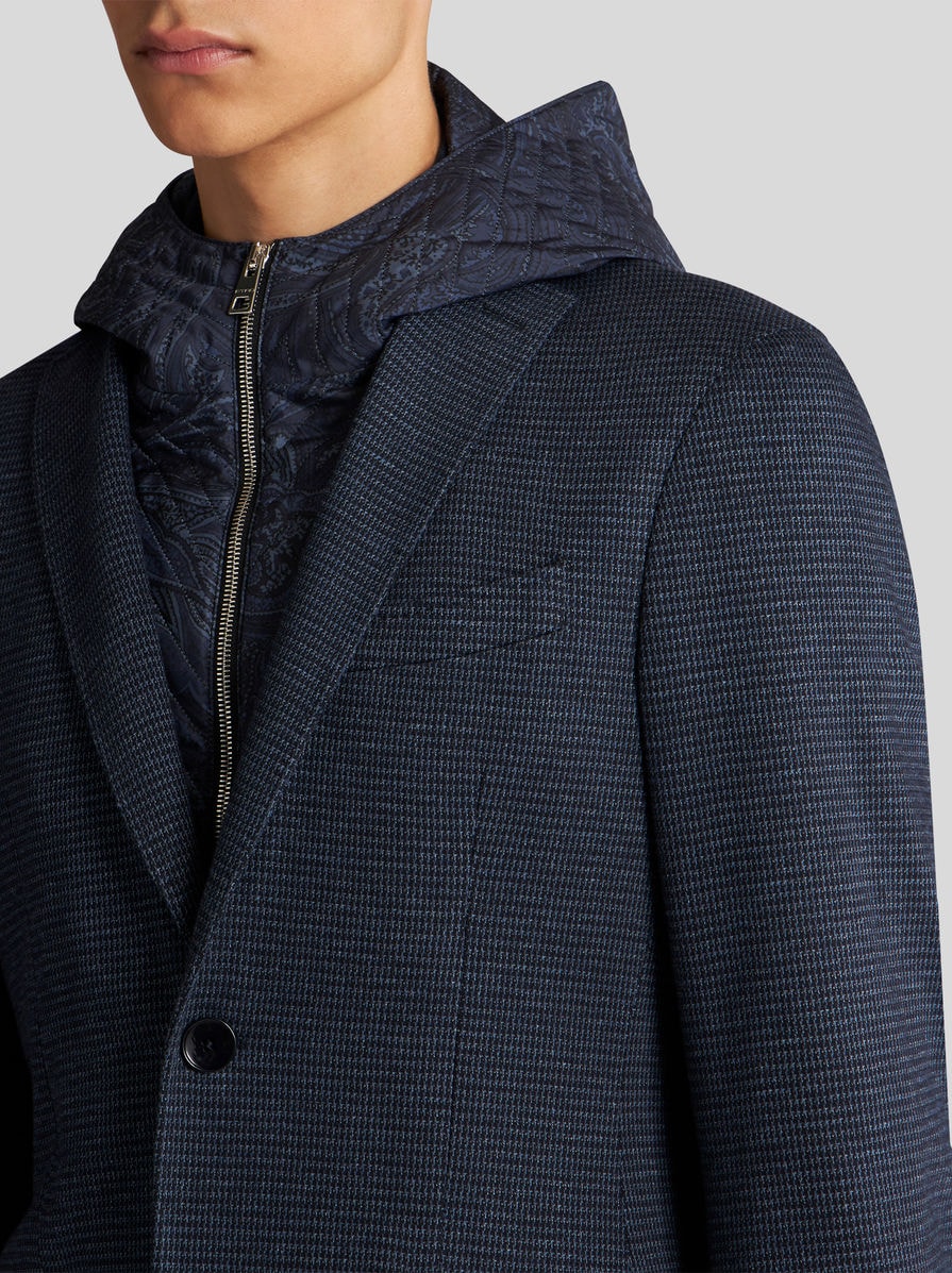 JACQUARD BLAZER WITH HOOD | Jackets | ETRO