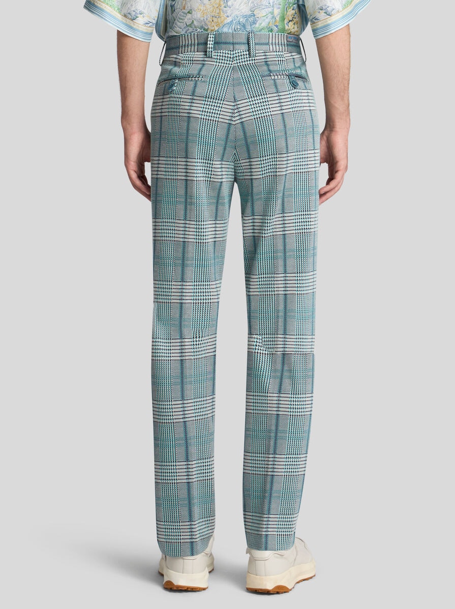 GLEN PLAID TROUSERS | Trousers | ETRO