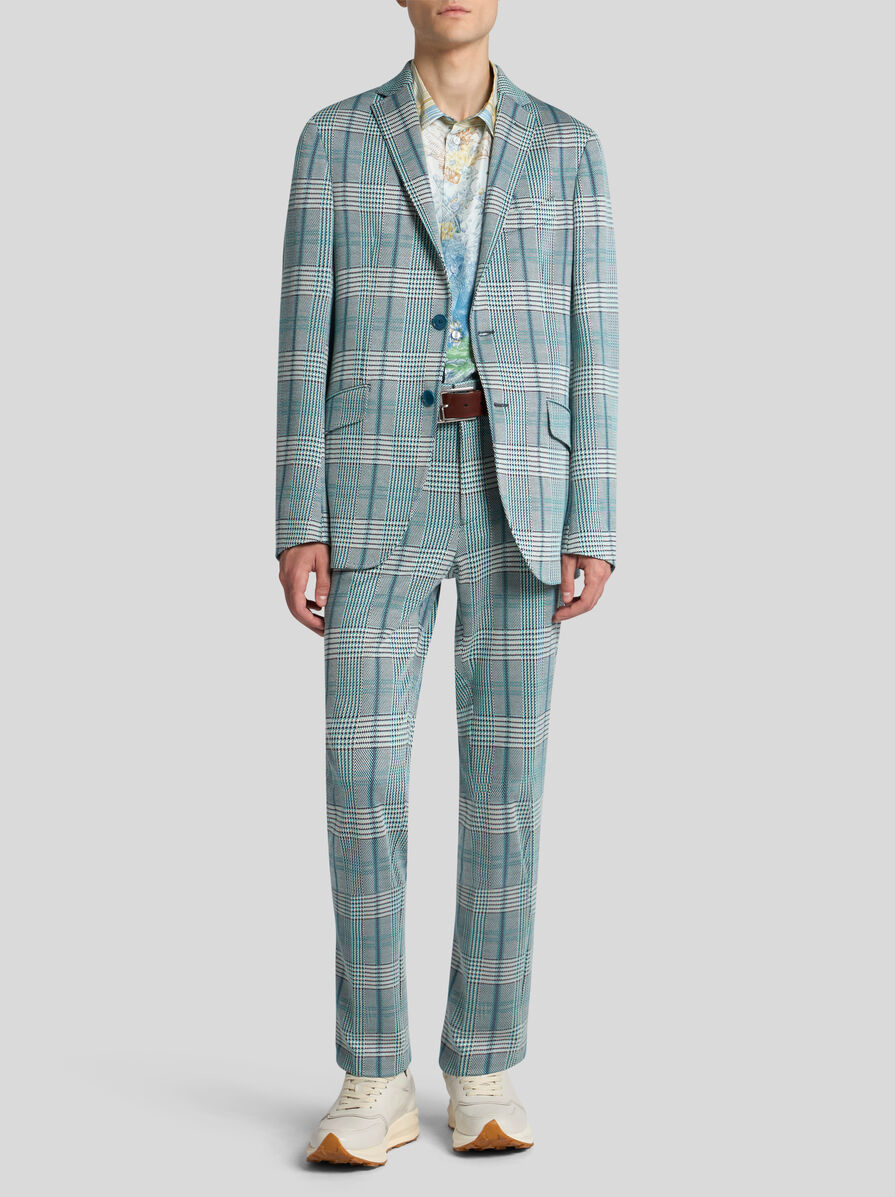 GLEN PLAID TROUSERS | Trousers | ETRO