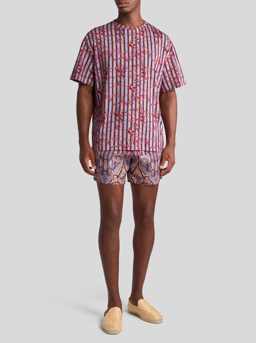 G06179★ETRO ITALY 42サイズショートパンツパッチワークデザイン G06179☆ETRO ITALY 42サイズショートパンツパッチワーク