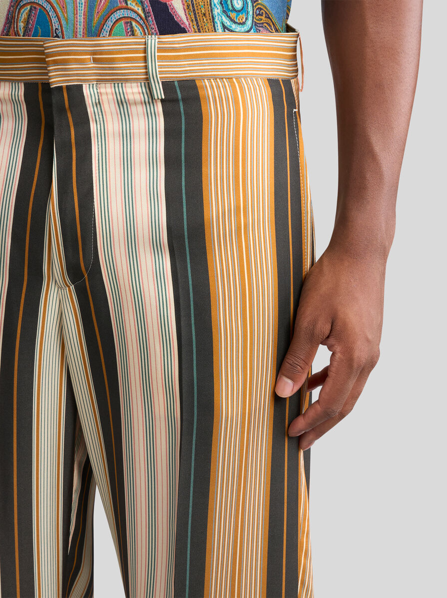 ETRO エトロ パンツ ストライプパンツ ストライプ パンツ | エトロ