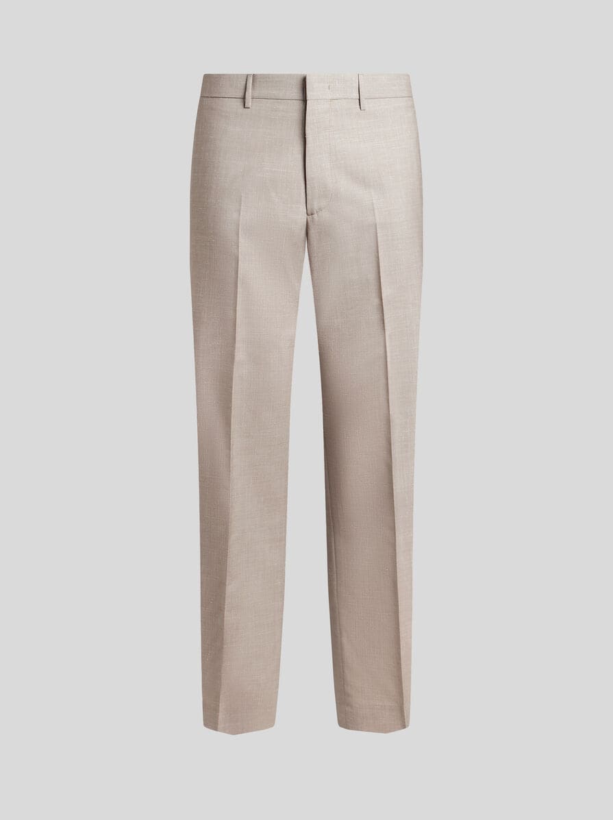 【送料&関税込】Etro Embroidered Wool Blend Pant Etro - Paisley high-rise wide-leg pants Etro