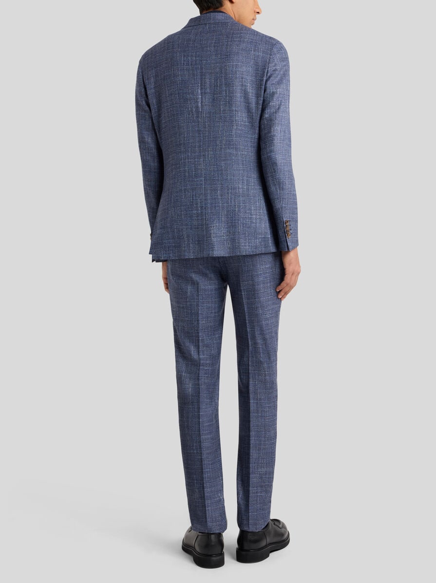 ETRO ウールチェックジャケット ウールブレンド チェック スーツ | エトロ