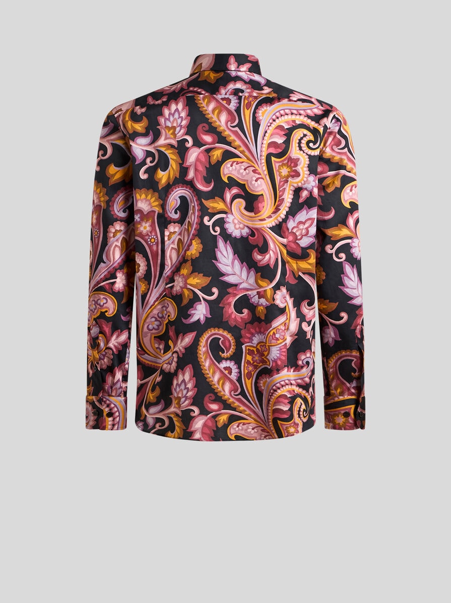 Tシャツ・カットソー ETRO Viscose and silk shirt with iconic motif Etro Viscose And Silk Shirt Iconic Motif SIZE: 44 | eBay