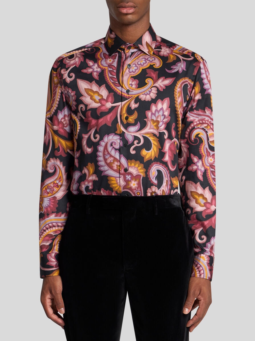 SHIRT WITH FLORAL PRINT | Shirts | ETRO