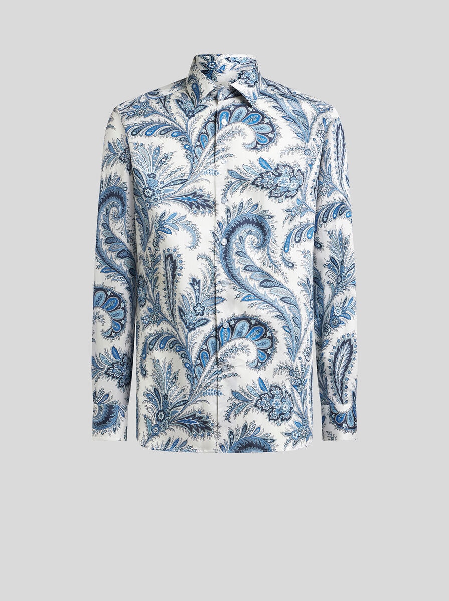 FLORAL PAISLEY COTTON SHIRT | Shirts | ETRO