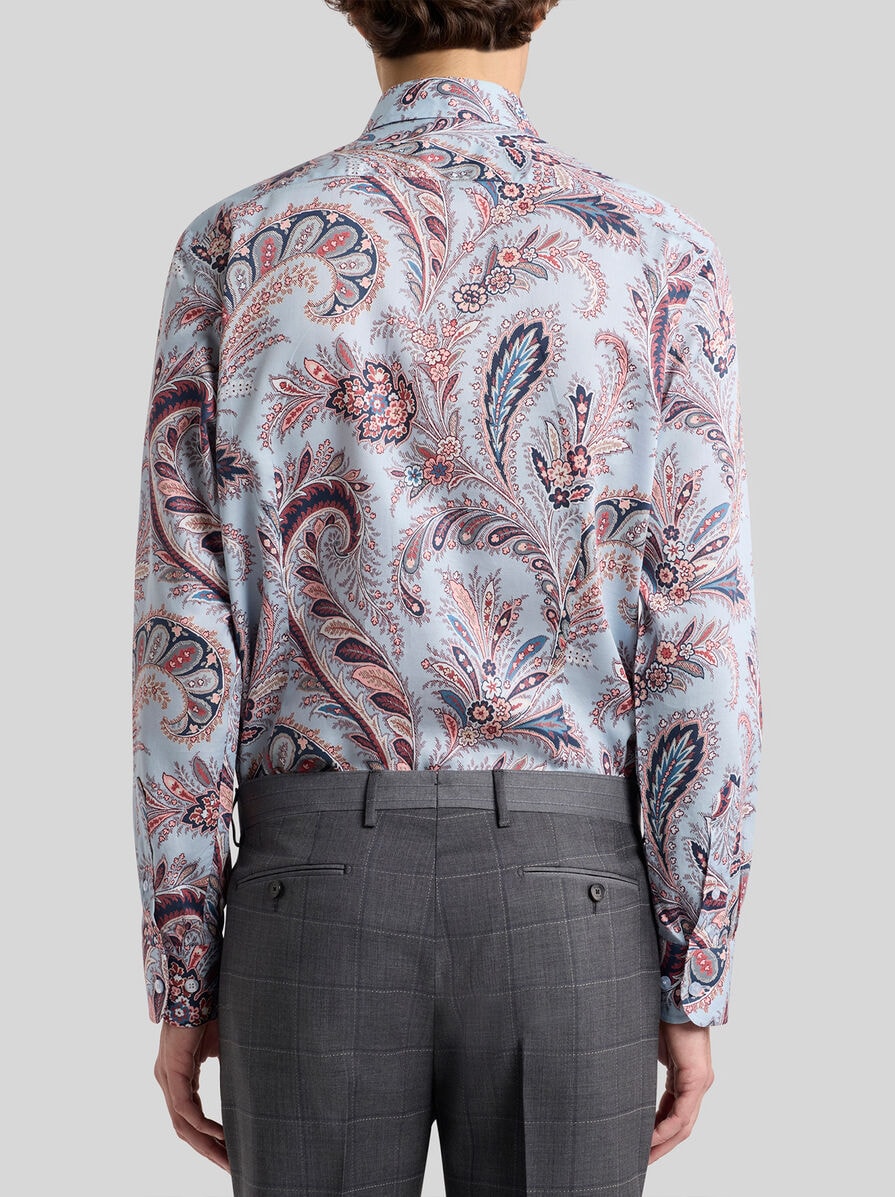FLORAL PAISLEY COTTON SHIRT | Shirts | ETRO