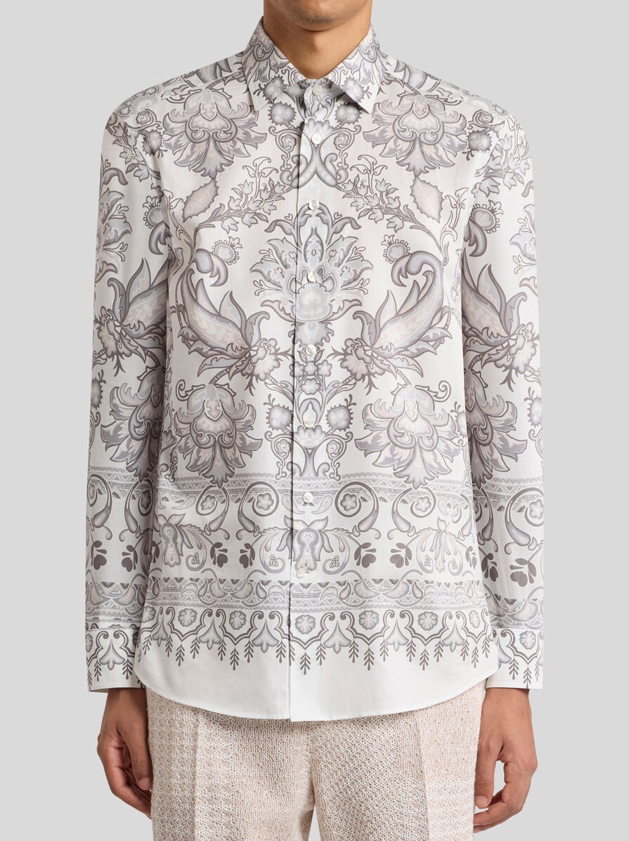 【ETRO】エンジニアード プリント コットン Tシャツ エンジニアードプリント コットン Tシャツ | エトロ