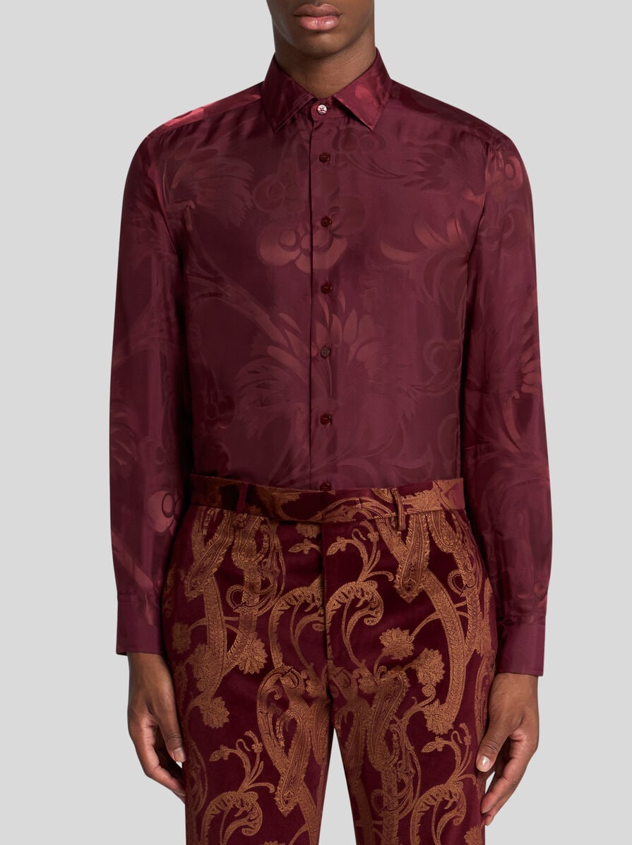 【ETRO】フローラル ジャカード ローマ シャツ フローラルジャカード ローマ シャツ | エトロ