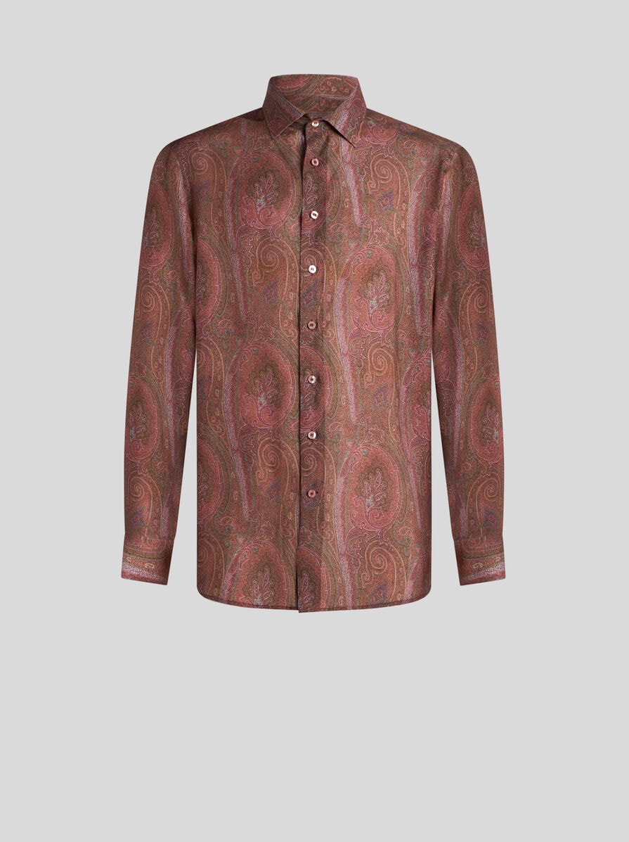 ETRO シルクシャツ ETRO シルク シャツ | ブルー | FARFETCH JP