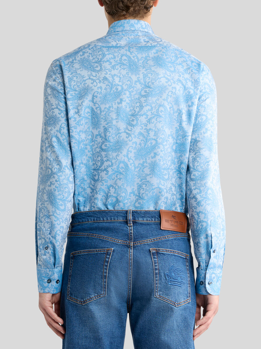 PAISLEY COTTON JACQUARD SHIRT | Shirts | ETRO