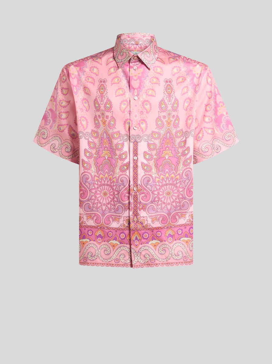 【ETRO】ハーフスリーブ オーバーサイズ シャツ 三越伊勢丹 | ETRO/エトロ_Men通販 | ハーフスリーブ オーバー