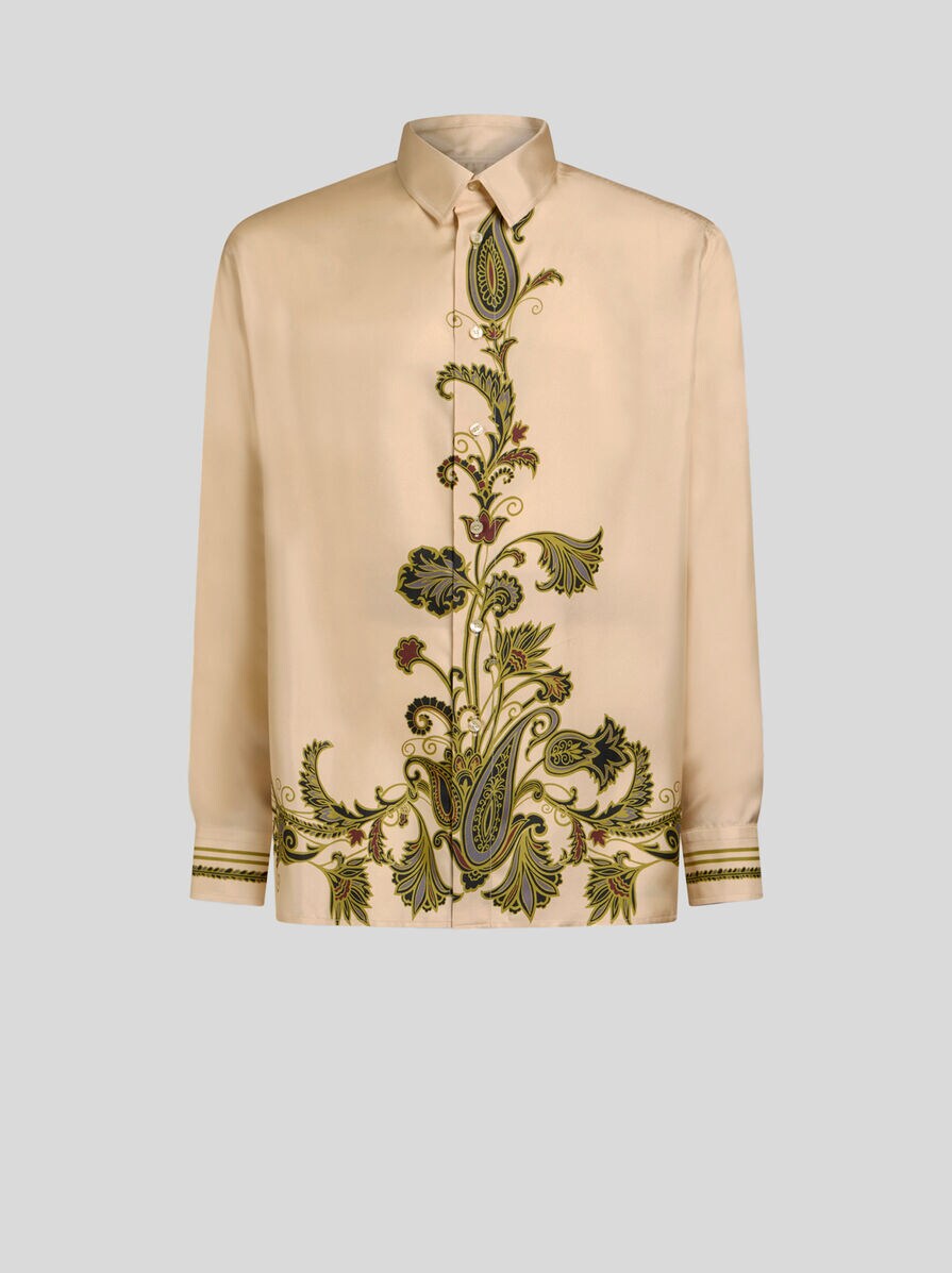 エンジニアードプリント シルク シャツ | エトロ