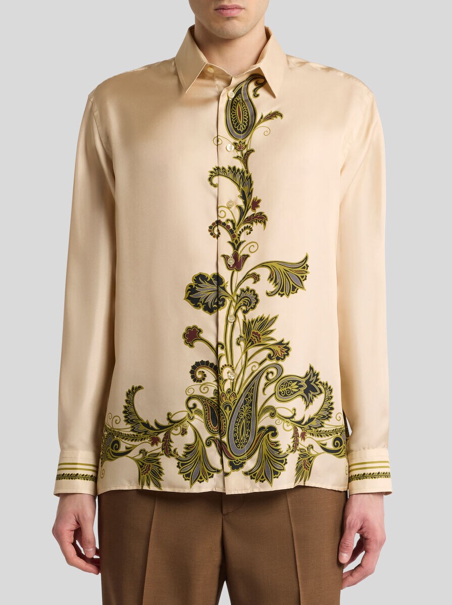 エンジニアードプリント シルク シャツ | エトロ