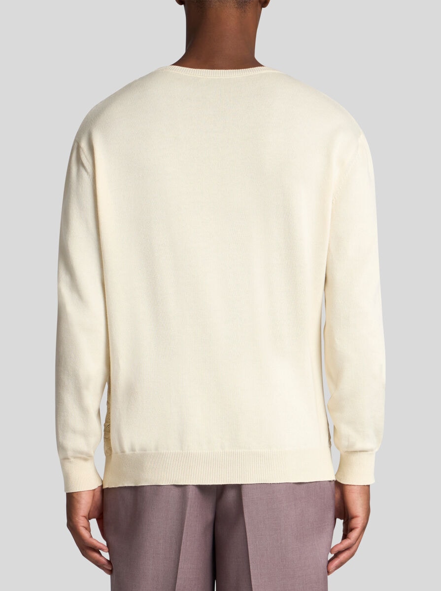 TEXTURED COTTON SWEATER | Knitwear | ETRO