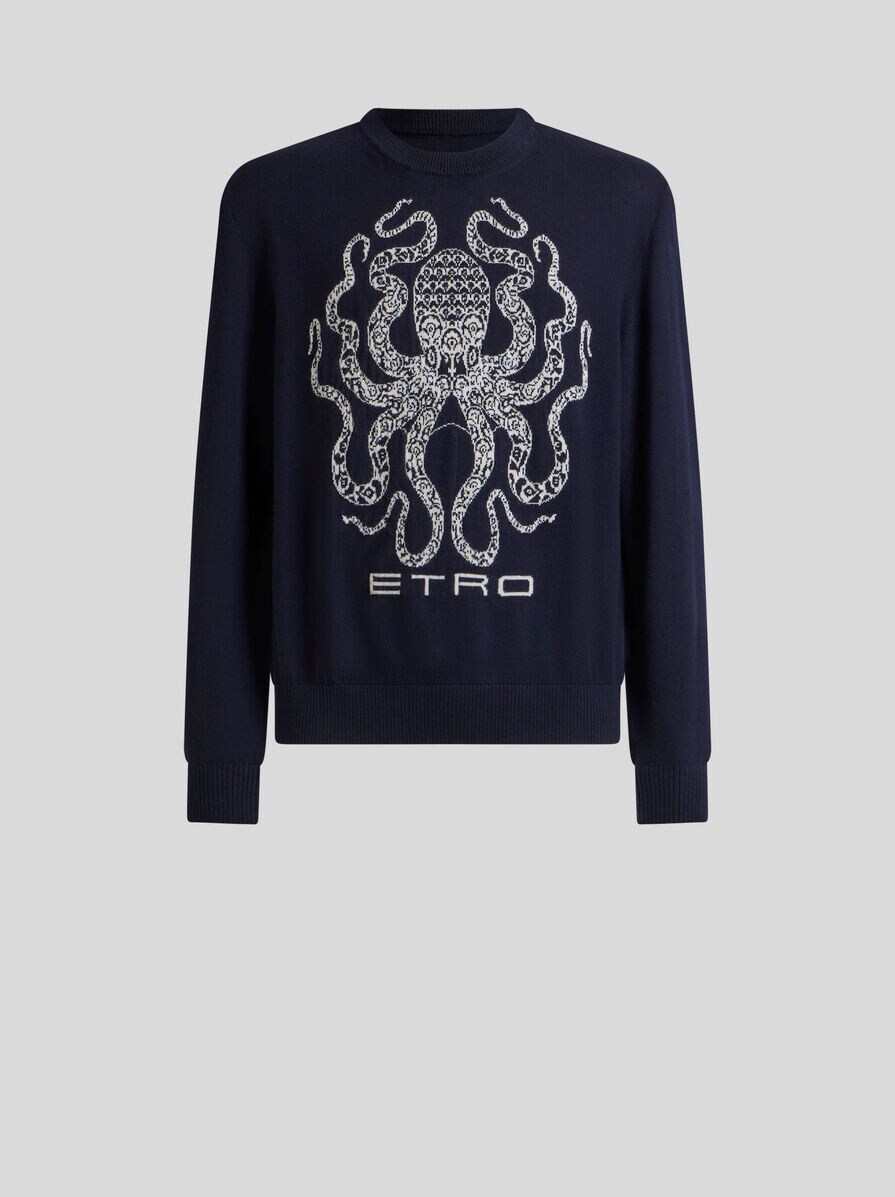 オクトパス＆ロゴ ウール セーター | エトロ