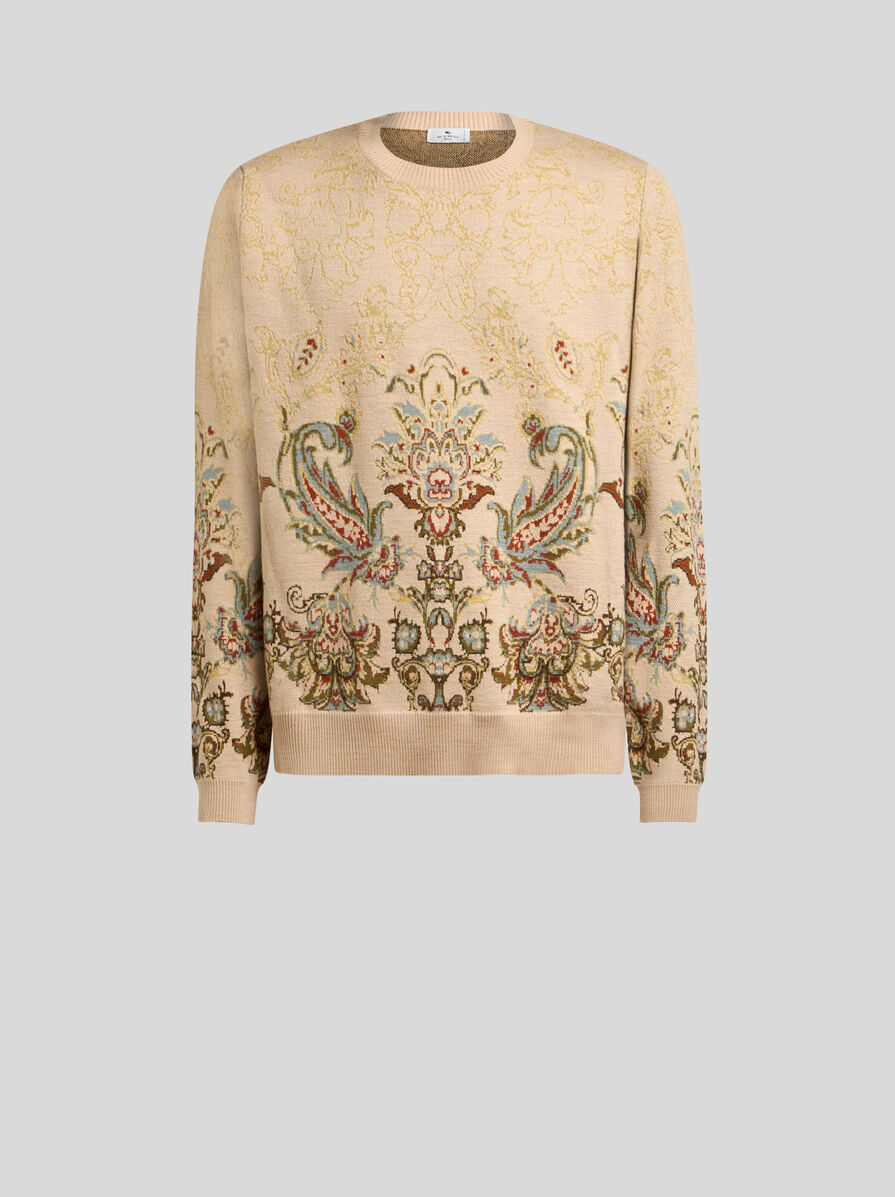 WOOL JACQUARD SWEATER | Knitwear | ETRO
