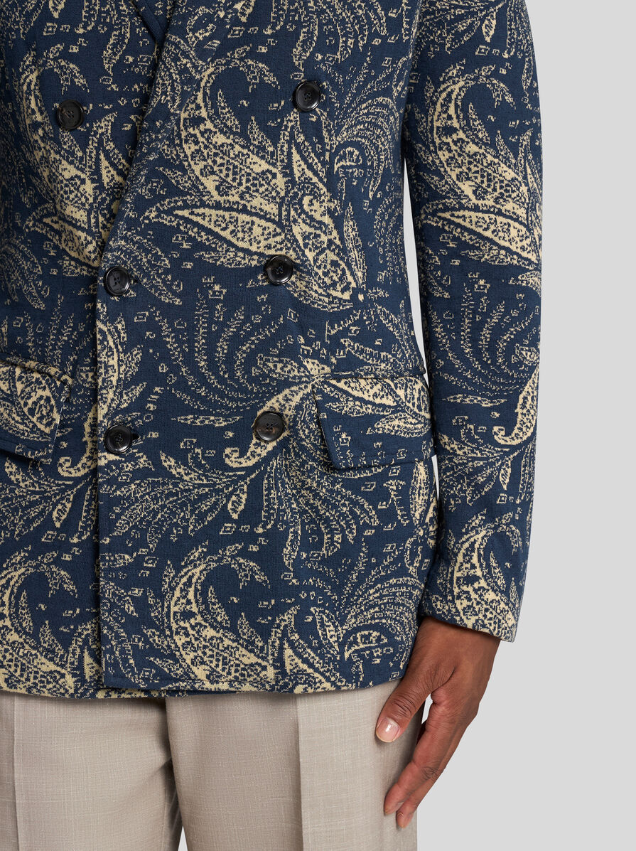 エトロ　ニット　ジャケット 楽天市場】エトロ ETRO ジップアップ ニットジャケット ブルゾン