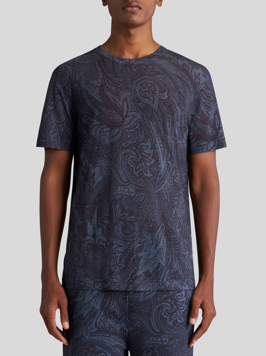 Tシャツ・カットソー ETRO FW23 PAISLEY PRINT SHIRT (11720_52040990) PAISLEY-PRINT T-SHIRT | T-shirt and Sweatshirts | ETRO