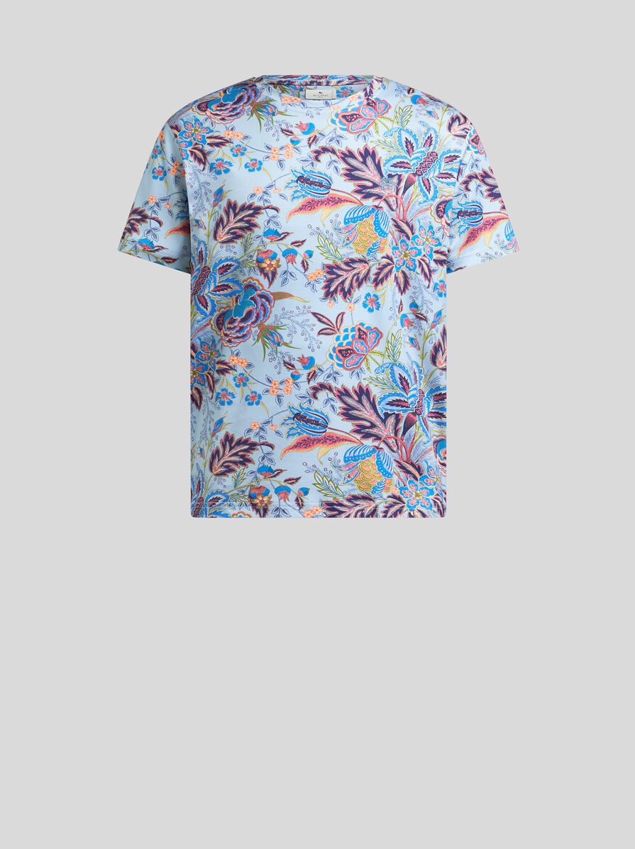 【関税&送料込】Etro Cotton T-Shirt COTTON T-SHIRT WITH PRINT | T-shirt and Sweatshirts | ETRO
