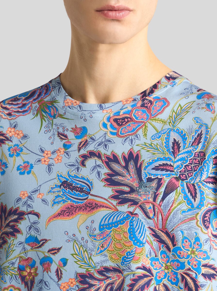 【関税&送料込】Etro Cotton T-Shirt COTTON T-SHIRT WITH PRINT | T-shirt and Sweatshirts | ETRO